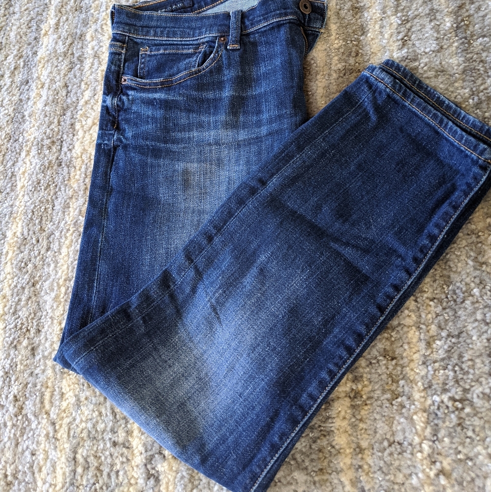 Lucky sienna cigarette crop jeans